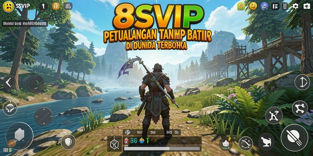 Gameplay 8SVIP yang luas dan menakjubkan dalam dunia terbuka.
