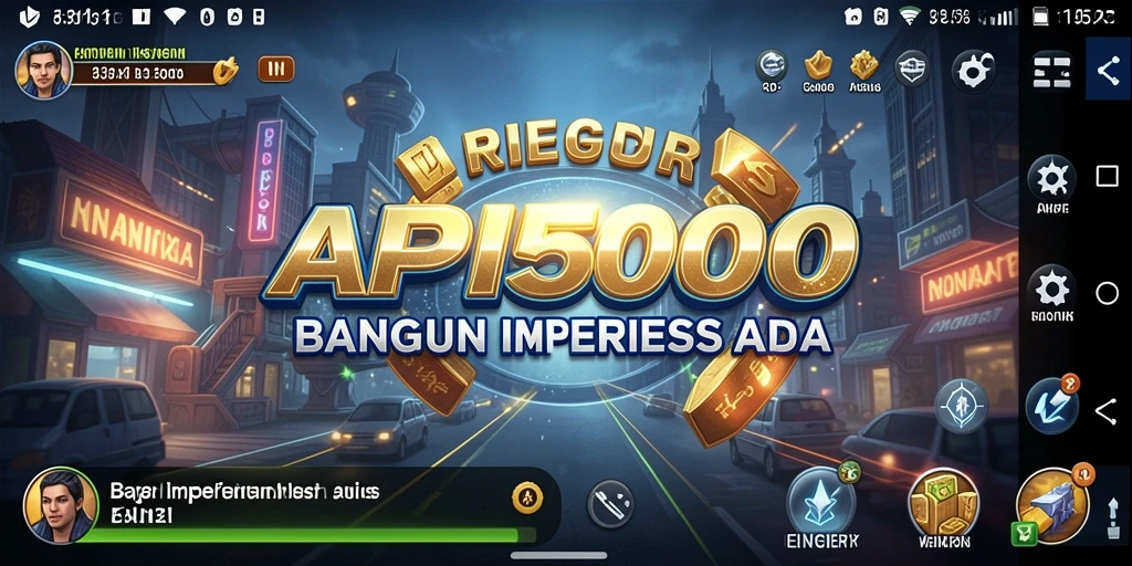 Tampilan gameplay seru dari API5000 yang menunjukkan strategi bisnis.