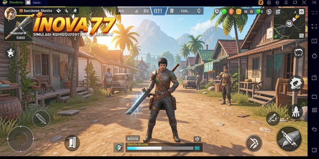 Gameplay seru dalam simulasi kehidupan INOVA77.